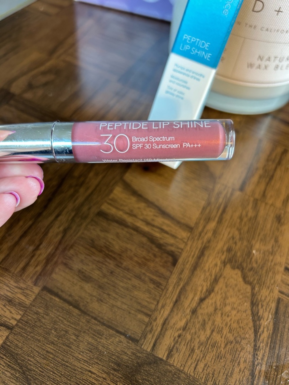 Colorescience Peptide Lip Shine with SPF in color Rose - Picture 5 of 7